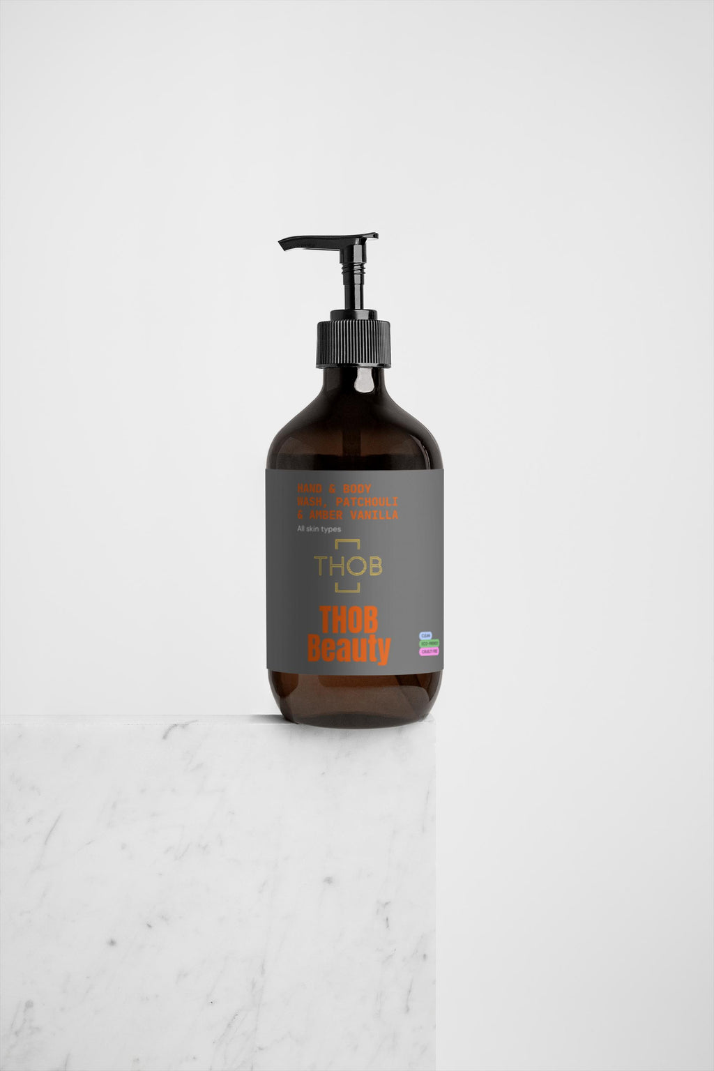 THOB Beauty Hand & Body Wash, Patchouli & Amber Vanilla