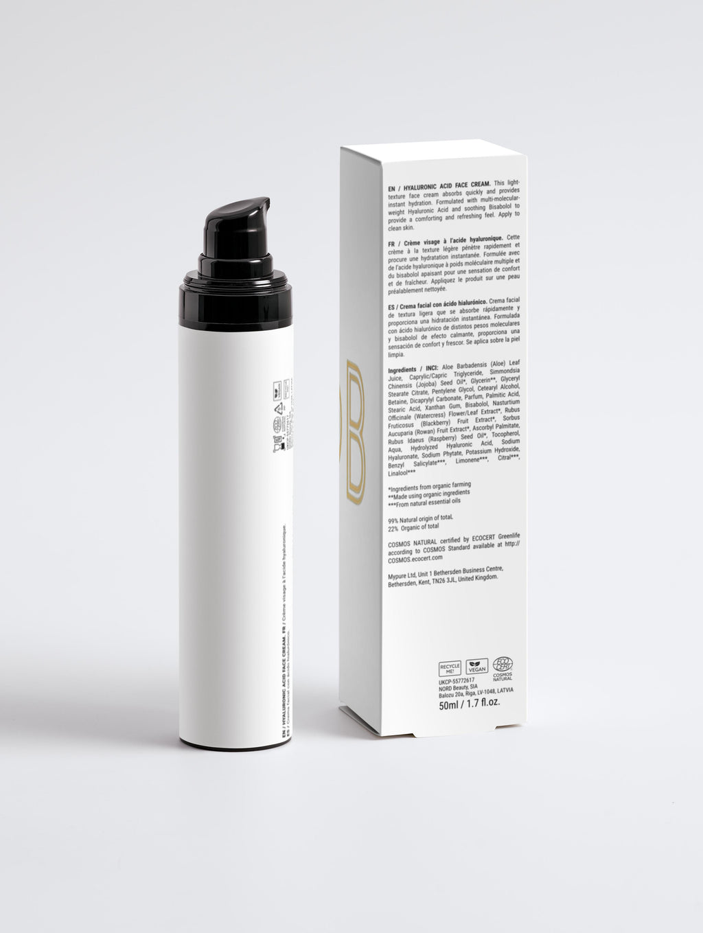 Hyaluronic Acid Face Cream for Men