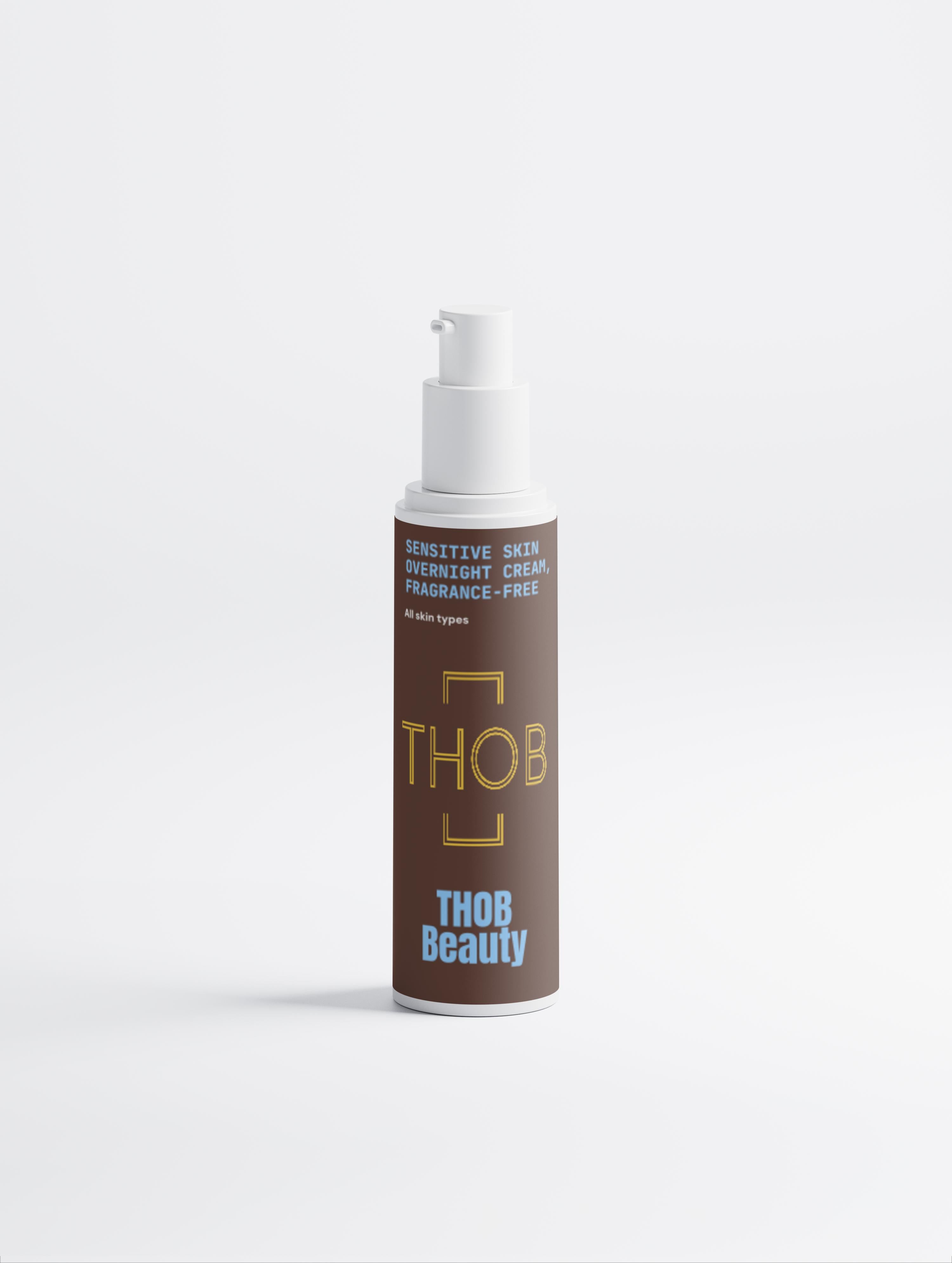 THOB Beauty Sensitive Skin Overnight Cream, Fragrance-Free