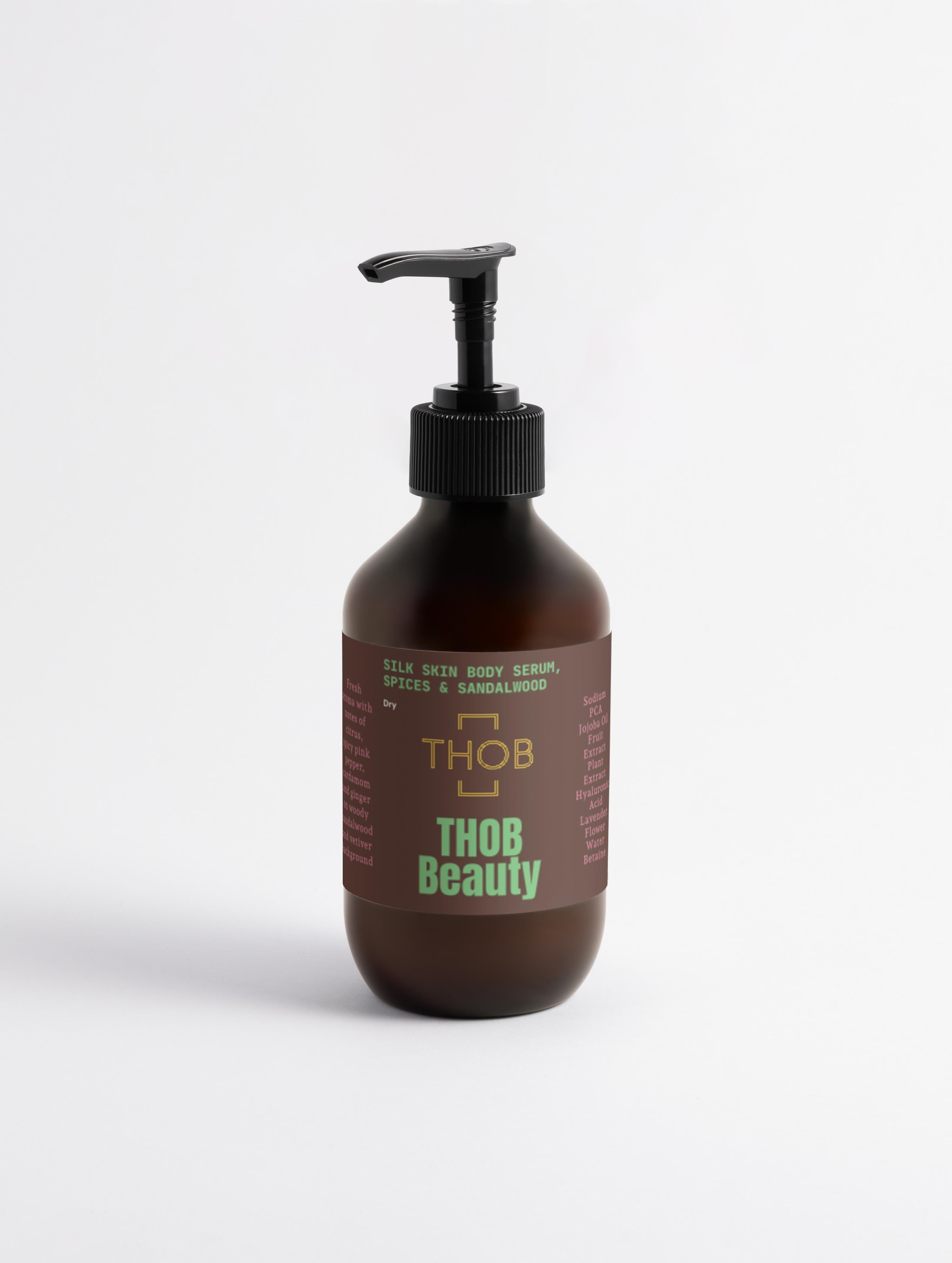 THOB Beauty Silk Skin Body Serum, Spices & Sandalwood