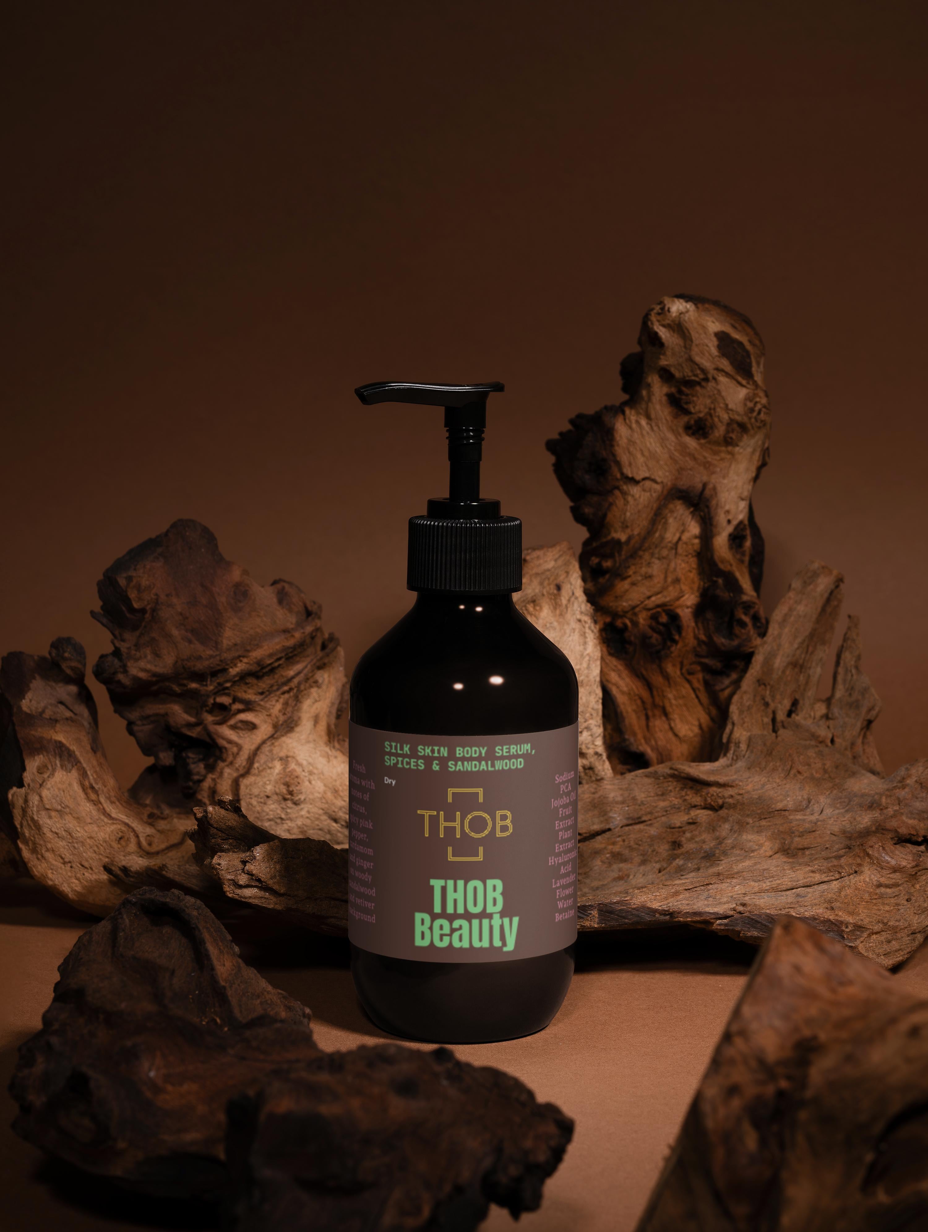 THOB Beauty Silk Skin Body Serum, Spices & Sandalwood