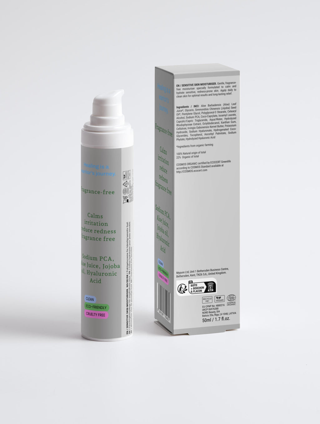 THOB Beauty Sensitive Skin Moisturiser, Fragrance Free