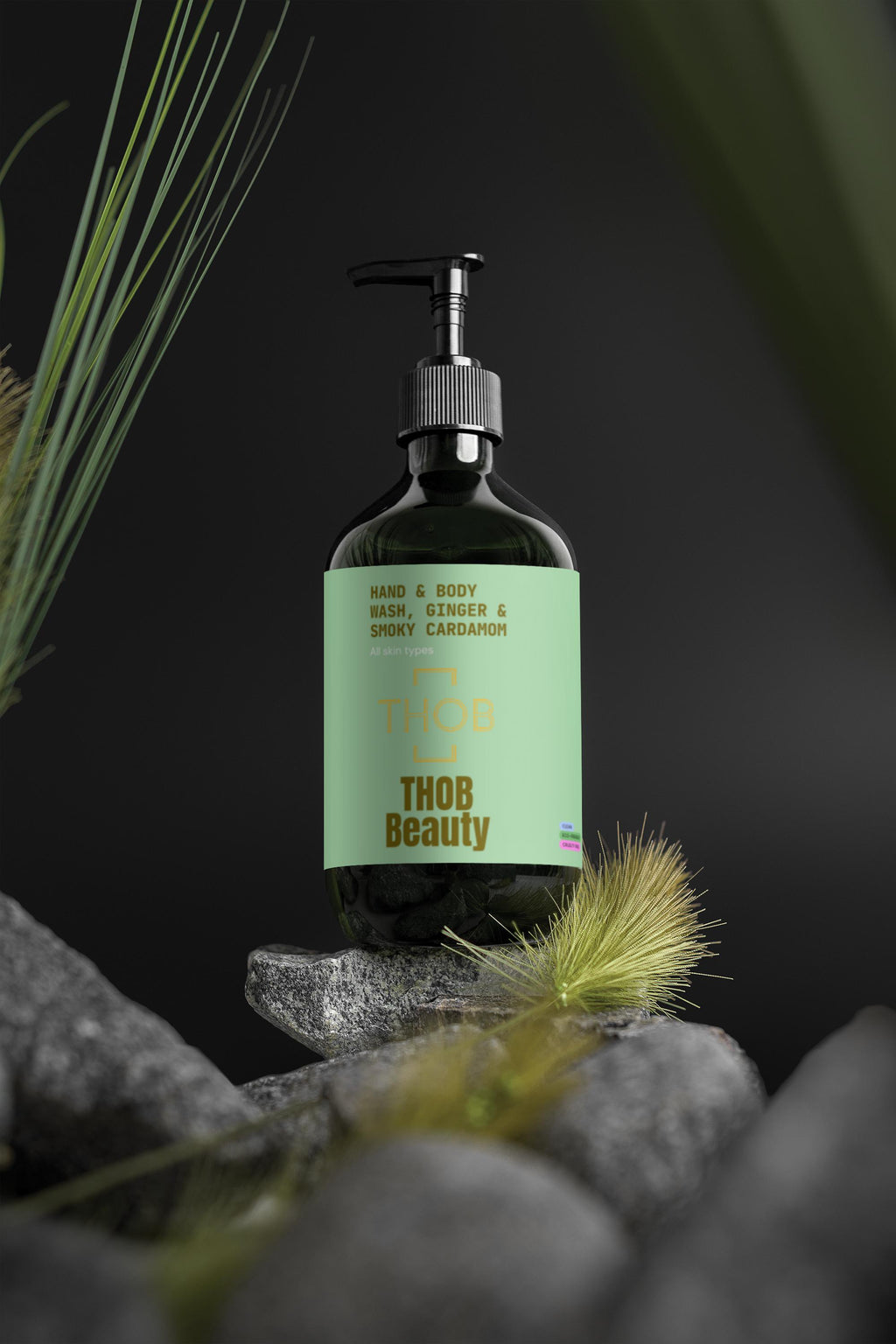 THOB Beauty Hand & Body Wash, Ginger & Smoky Cardamom