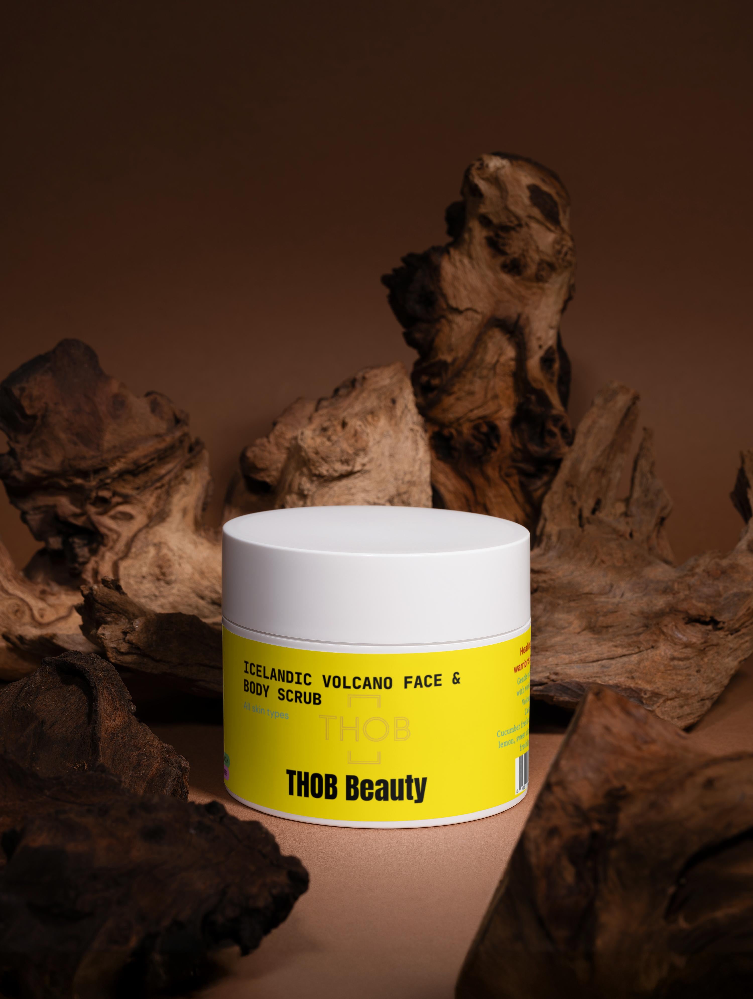 THOB Beauty Icelandic Volcano Face & Body Scrub