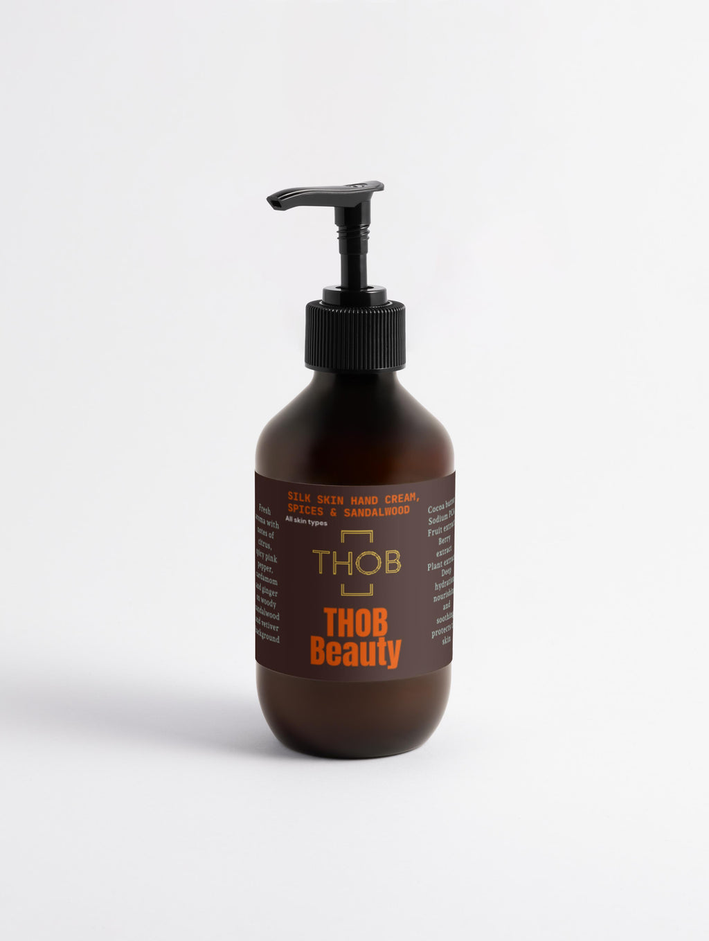 THOB Beauty Silk Skin Hand Cream, Spices & Sandalwood