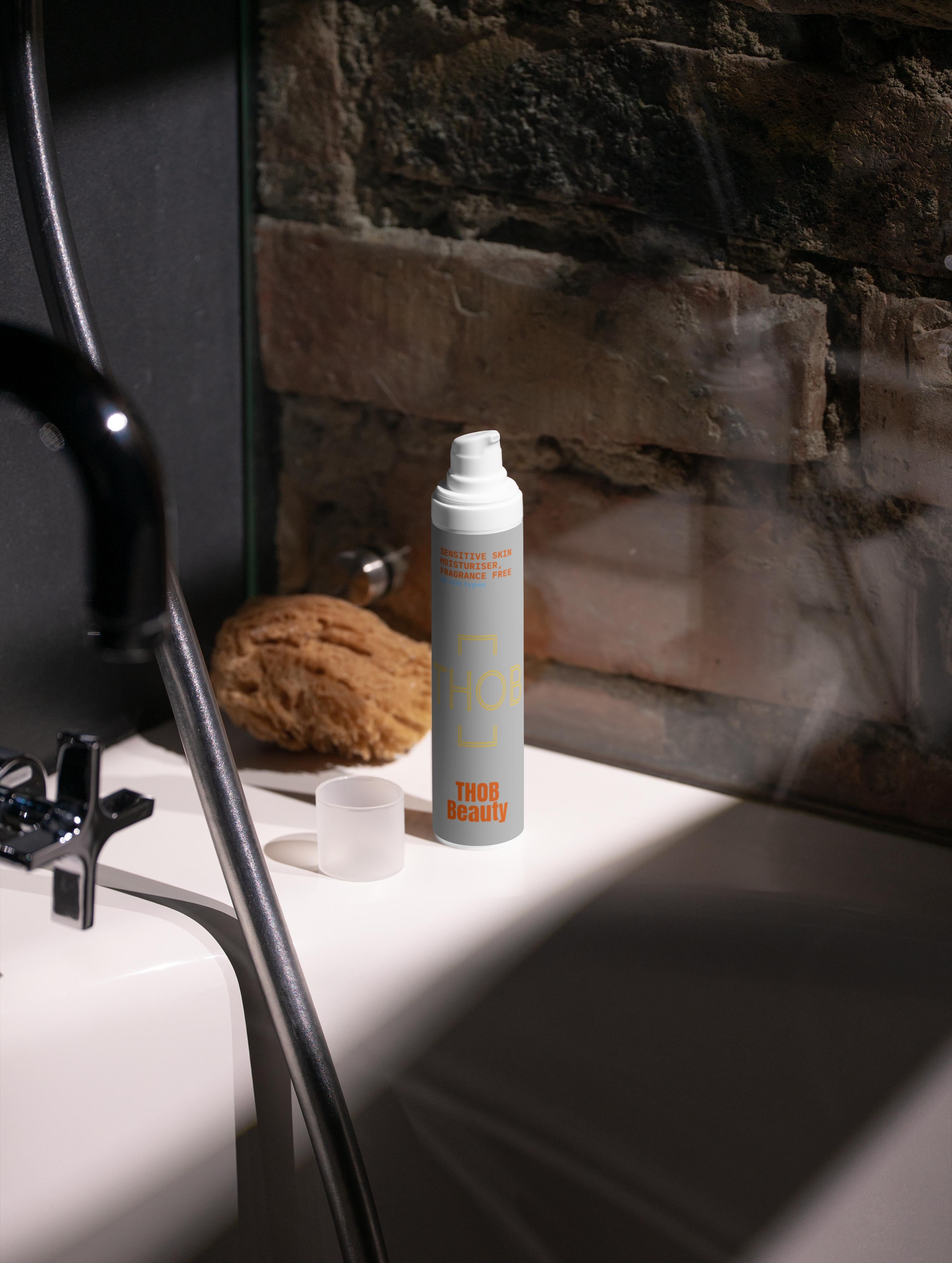 THOB Beauty Sensitive Skin Moisturiser, Fragrance Free